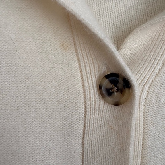 Club Monaco Cashmere Button Up Sweater Cardigan XS - FLAW - Picture 6 of 7
